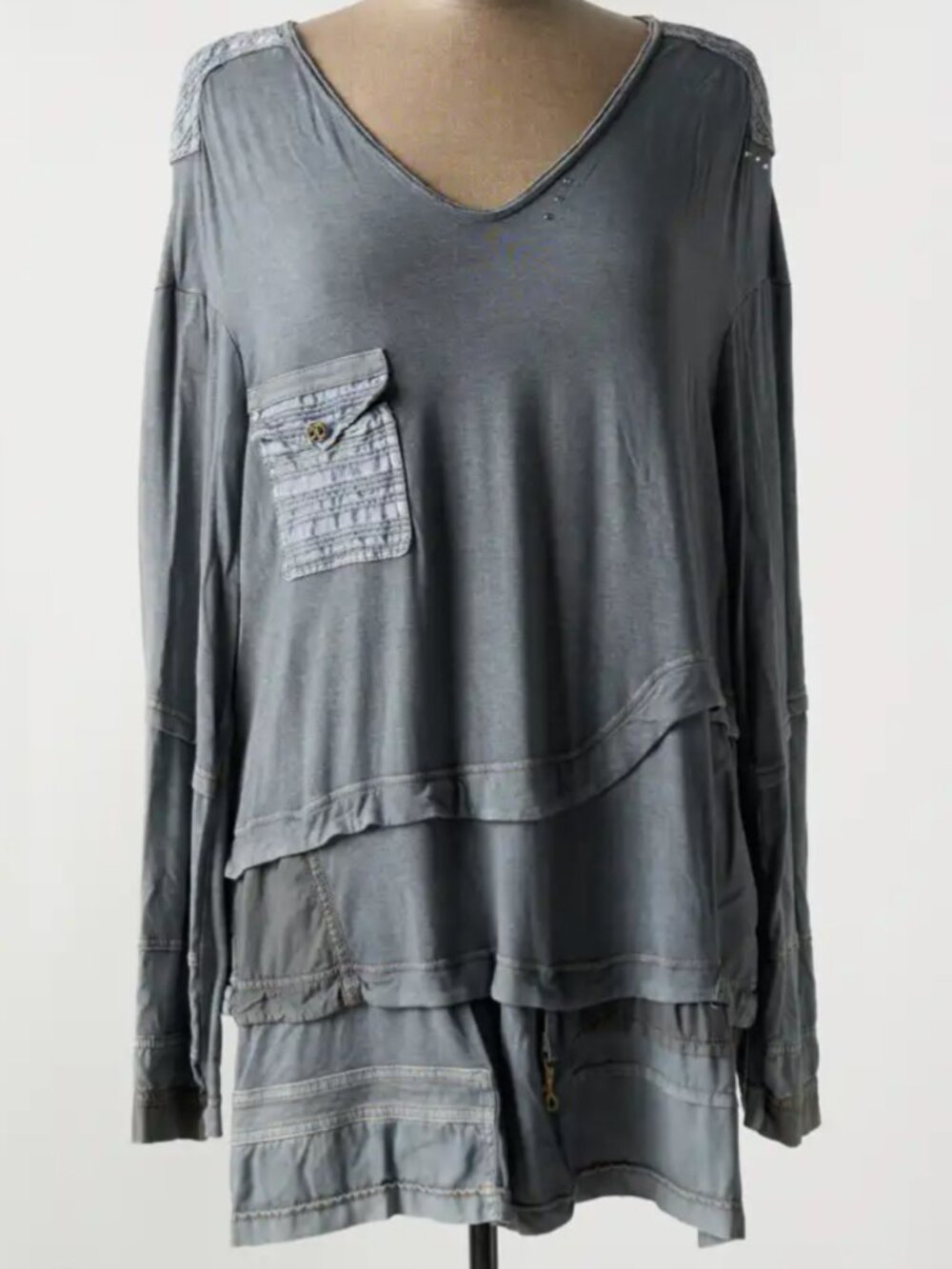 Elisa Cavaletti Long Sleeve Blouse size M